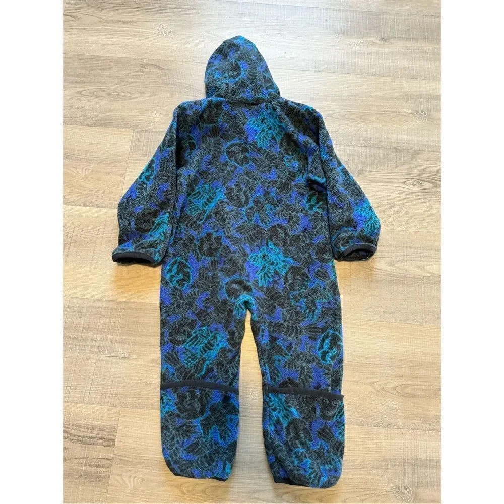 Columbia Blue Hooded Removable Fleece Lining Full Zip Snowsuit Baby Size 24MO